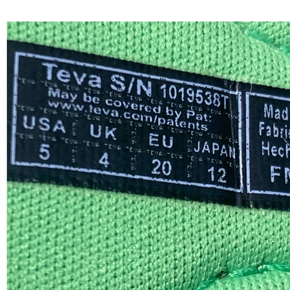 Teva Psyclone 4 Toddler 5 Navy Blue Lime Green Sport Sandals 1019538T